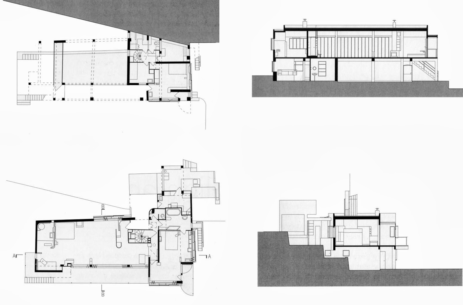 Eileen Gray on Pinterest | Villas, Le Corbusier and House Illustration