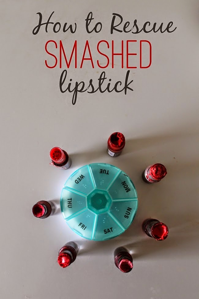 how to save smashed or worn out lipsticks