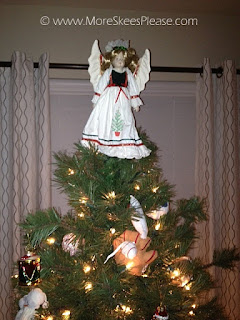 Angel on top of Christmas tree