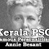 Famous Personalities - Annie Besant (1846 - 1933)