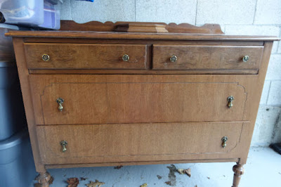 Wash & Dry Paint Technique - Remaking A Dresser - By Salvaged Inspirations - Featured On Furniture Flippin' - www.FurnitureFlippin.com Get your flip in, too!