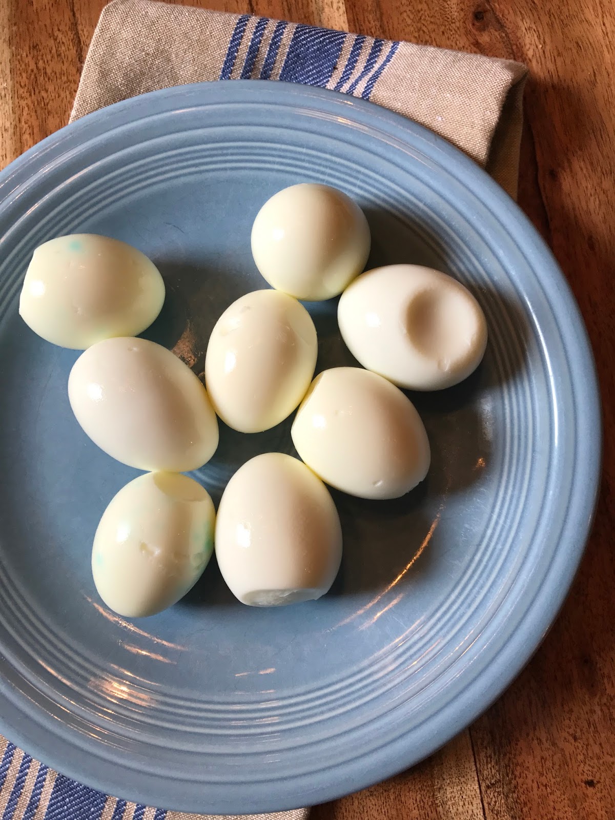 Fuzzy Deviled Eggs Tidbits and Tutus