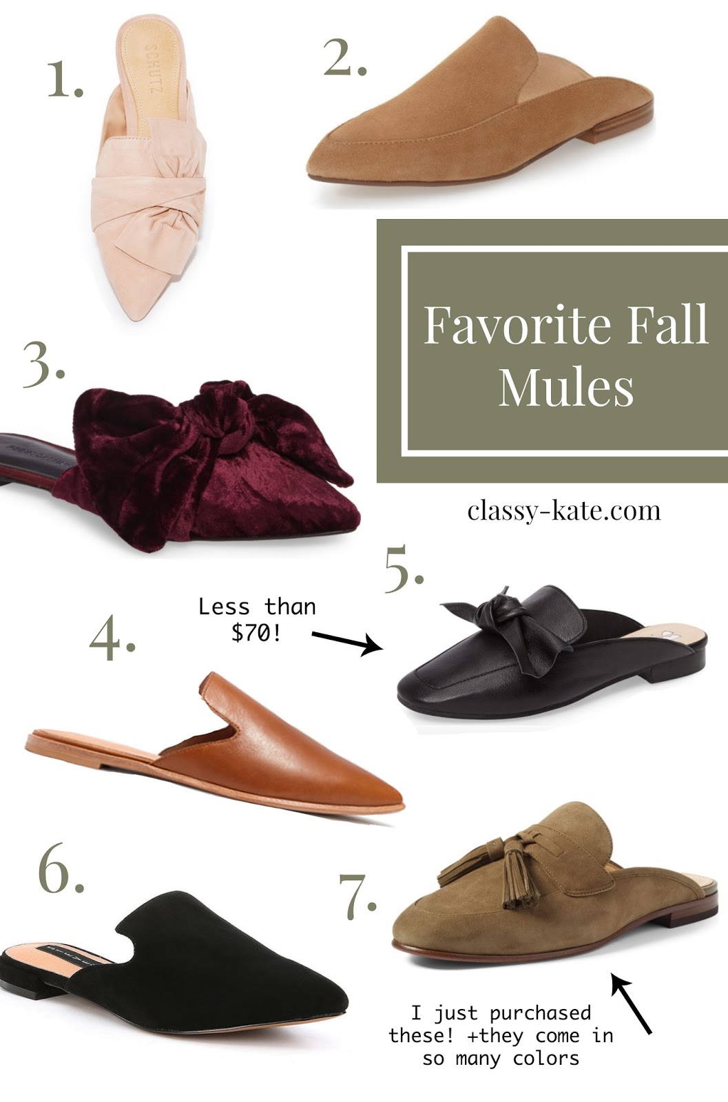 7 Best Mules for Fall
