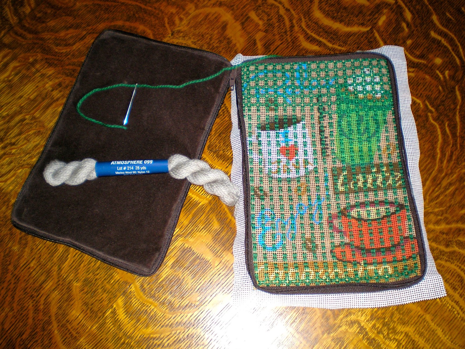 to the CHILLY HOLLOW NEEDLEPOINT ADVENTURE Stitch and Zip