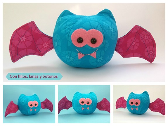 Con hilos, lanas y botones: Pinkie, the bat (Bewitching Bats)