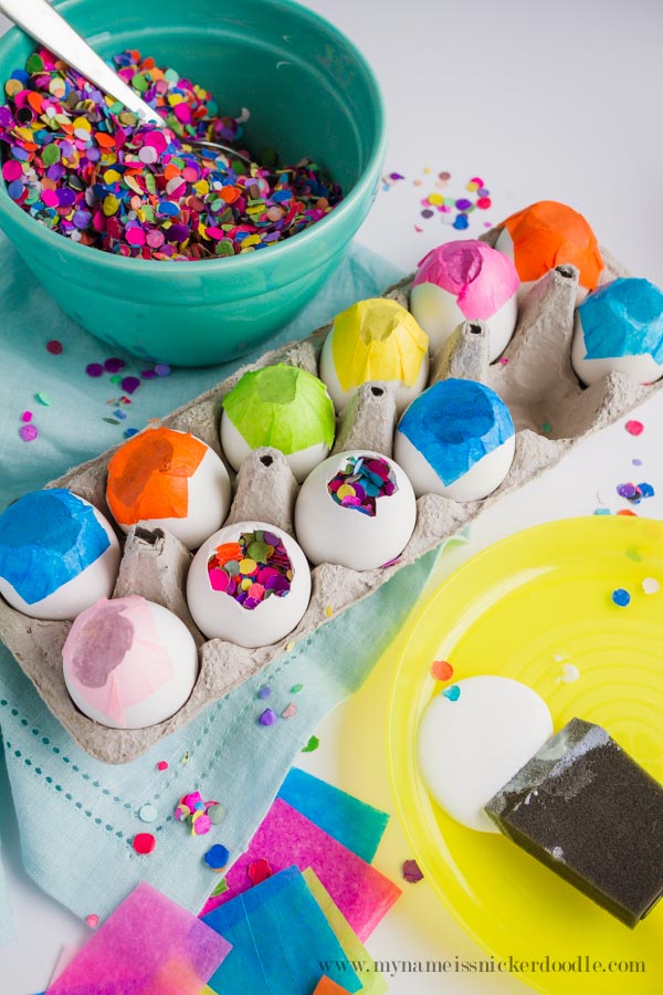 My Name Is Snickerdoodle How To Make Fun Confetti Eggs for Easter