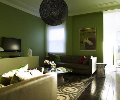 Marzua: El color verde en la decoración