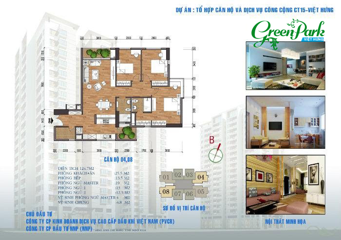 Mặt bằng căn hộ 04, 08 chung cư Việt Hưng Green Park Long Biên Mặt bằng căn hộ 04, 08 chung cư Việt Hưng Green Park Long Biên