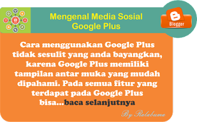 Tips Cara Menggunakan Media Sosial Google Plus