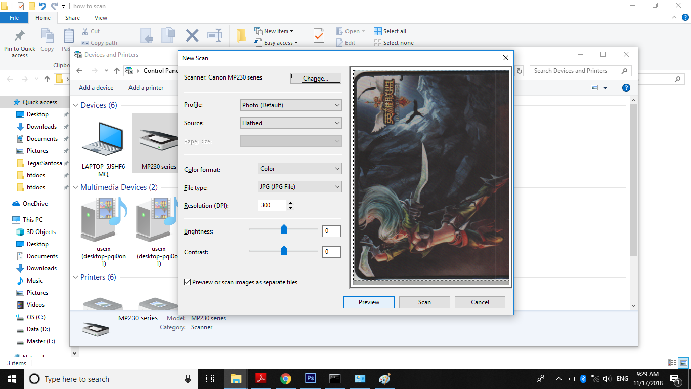 Cara Scan Foto/Gambar Menggunakan Printer Tutorial Harian