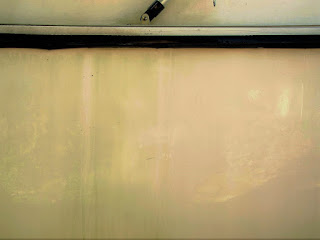 Cleaning Green old fiber glass- sv hideaway