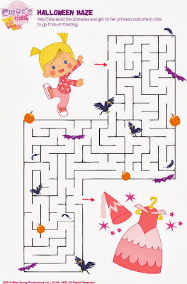 Halloween Maze printable - easy for kids 2 Halloween Maze printable - easy for kids 2