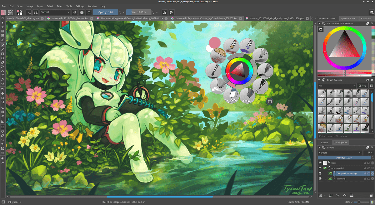 Krita Aplikasi Pengganti CorelDRAW Illustrator - Krita