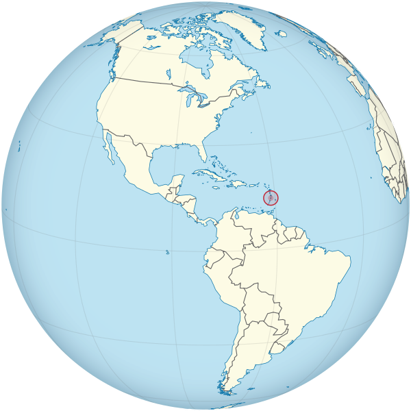 Letak negara Saint Lucia