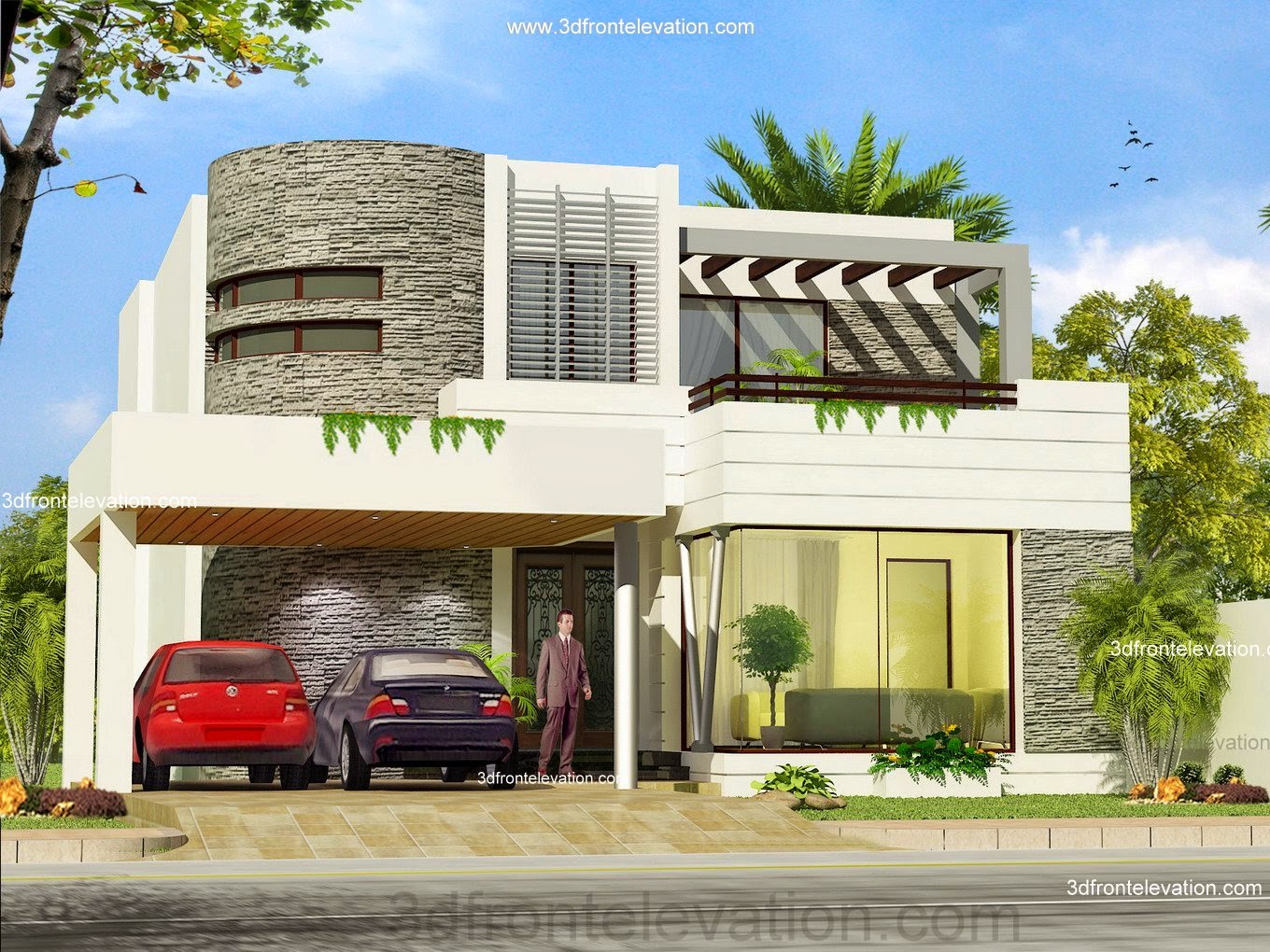 3D Front Elevation Pakistan Front Elevation Of House Exterior 3D Front Elevation Pakistan Front Elevation Of House Exterior