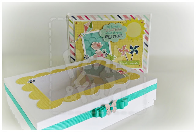 Tutorial | Como fazer Caixa para Mini Album by Pink&Fun Scrapbooking