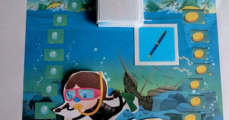 Gry jezykoweprintable games Diving challengeboard game