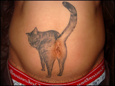 Tatuaje de humor : Gato