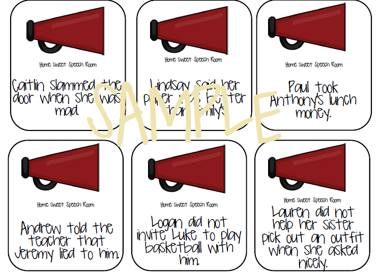 Megaphone Flash Card.pdf Directing the Action: Social Skills/Pragmatics