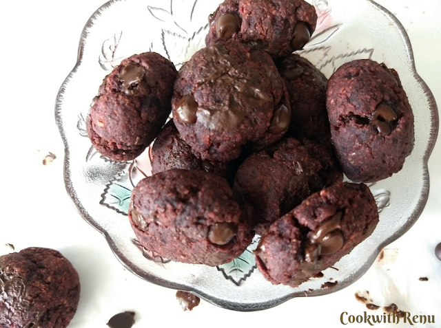 Beet Root and Oats Cookies