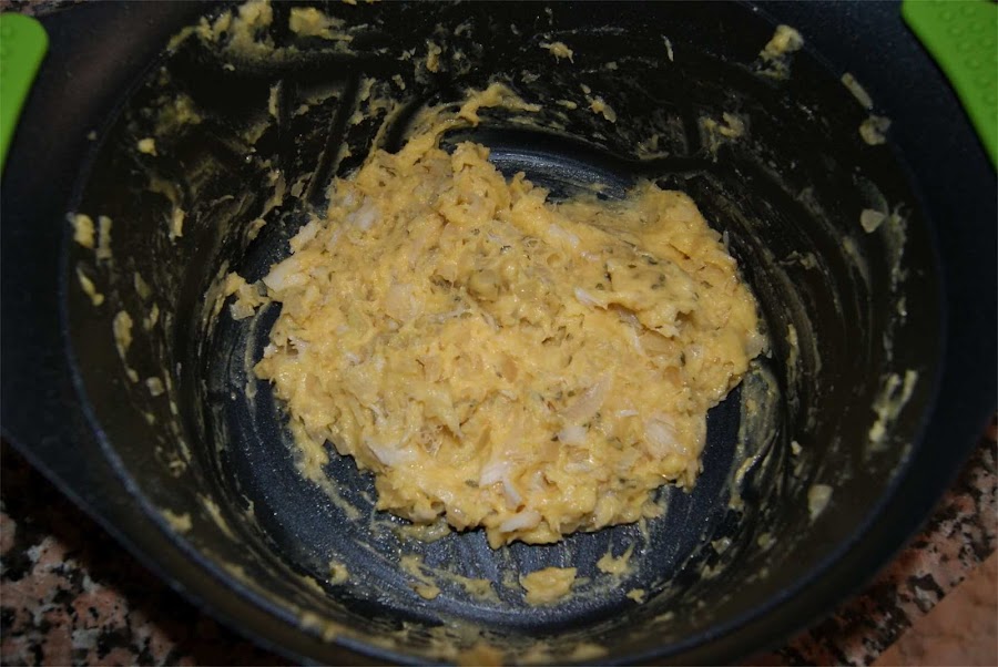 receta de buñuelos de bacalao paso 5