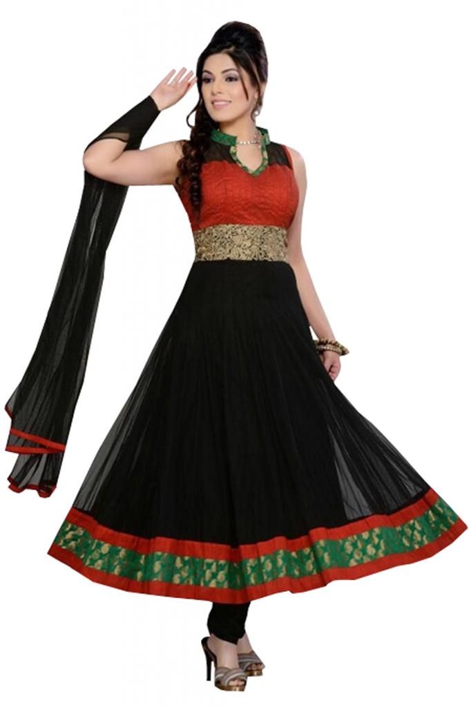 long frocks in black colour