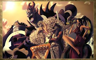 Tooncharacter 7 Shichibukai One Piece