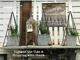 Chipping with Charm:Spring Booth at Antiques Downtown, www.chippingwithcharm.blogspot.com