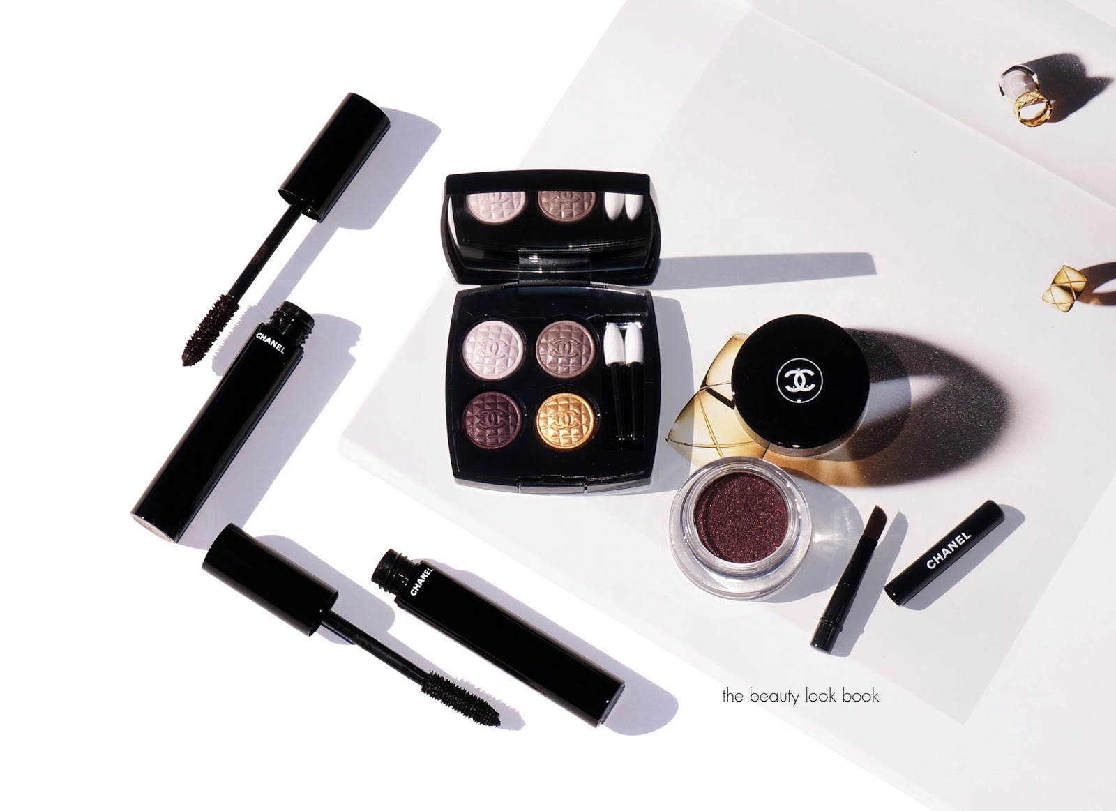Chanel Les 4 Ombres Signe Particulier, Illusion D'Ombre Rouge Noir and Le  Volume de Chanel - Holiday 2015 Vamp Attitude Collection - The Beauty Look  Book