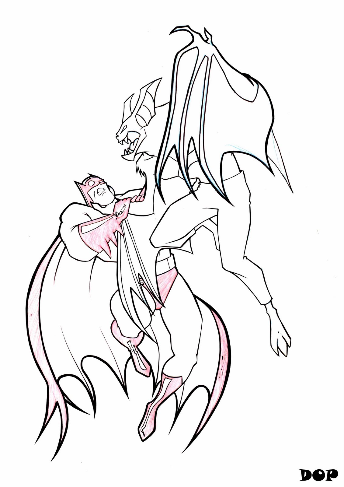 manbat coloring pages - photo #4