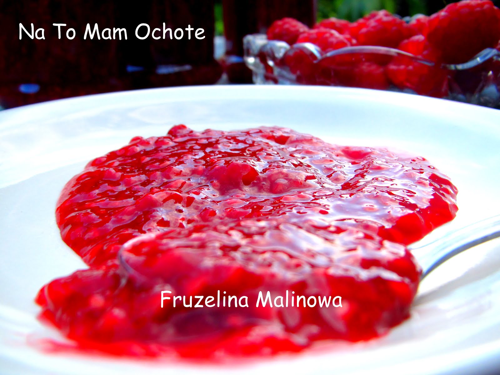 Frużelina Malinowa - Owoce w Żelu