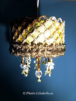 dollhouselamp, goldendollhouselamp, homemade