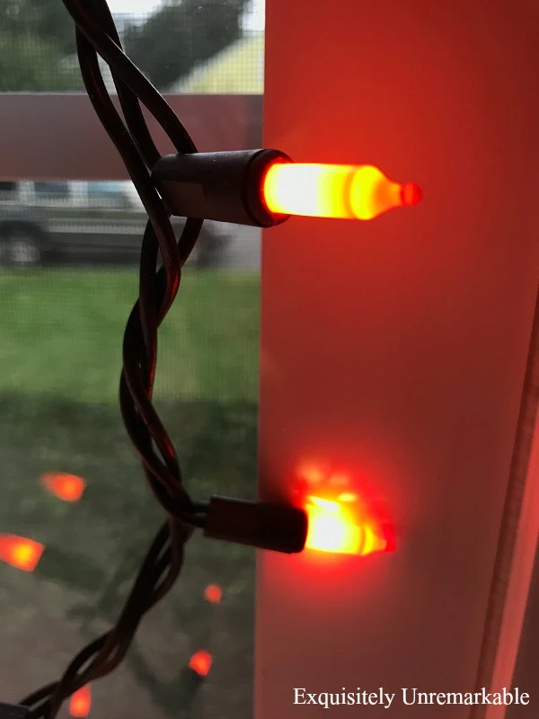 Orange String Lights