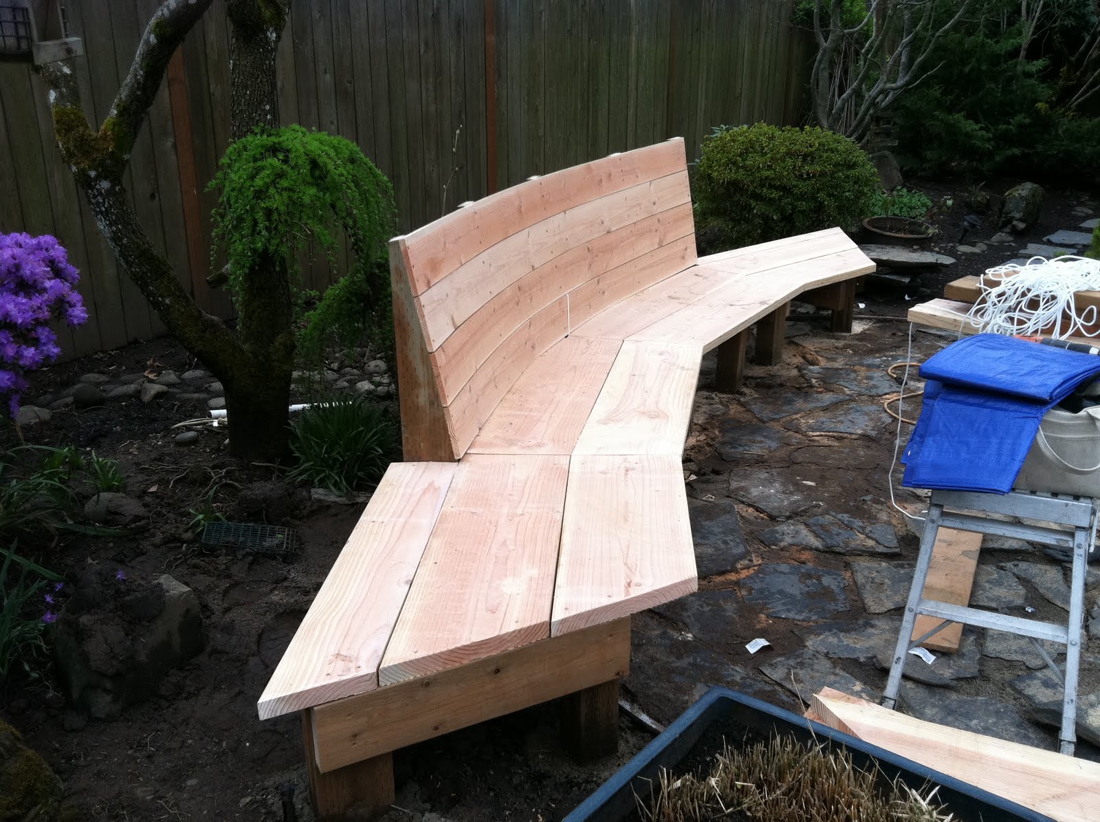 Consider It Done Construction: Fancy Backyard Bench