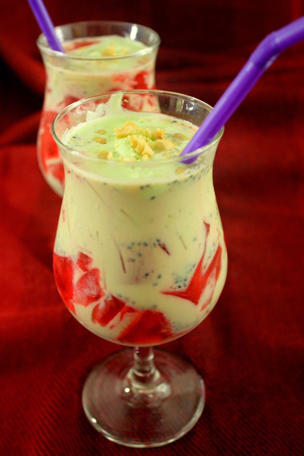 Cooking Space.. Delicious Pistachio Falooda / Faluda