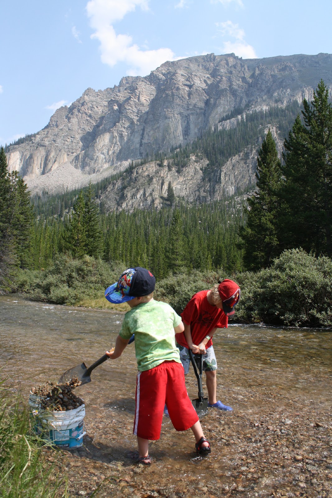 Living and Dyeing Under the Big Sky: Rock Creek Play Time
