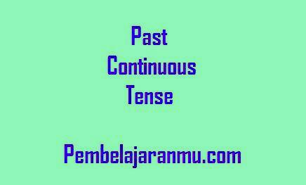 Past Continuous Tense (Penggunaan, Keterangan Waktu dan Susunan Kalimatnya dalam Tenses )