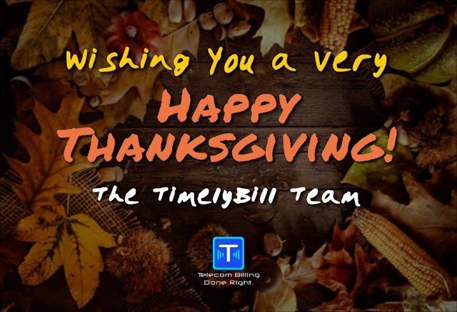 Happy Thanksgiving from TimelyBill