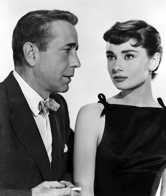 This is What Audrey Hepburn and Humphrey Bogart Looked Like  in 1954 