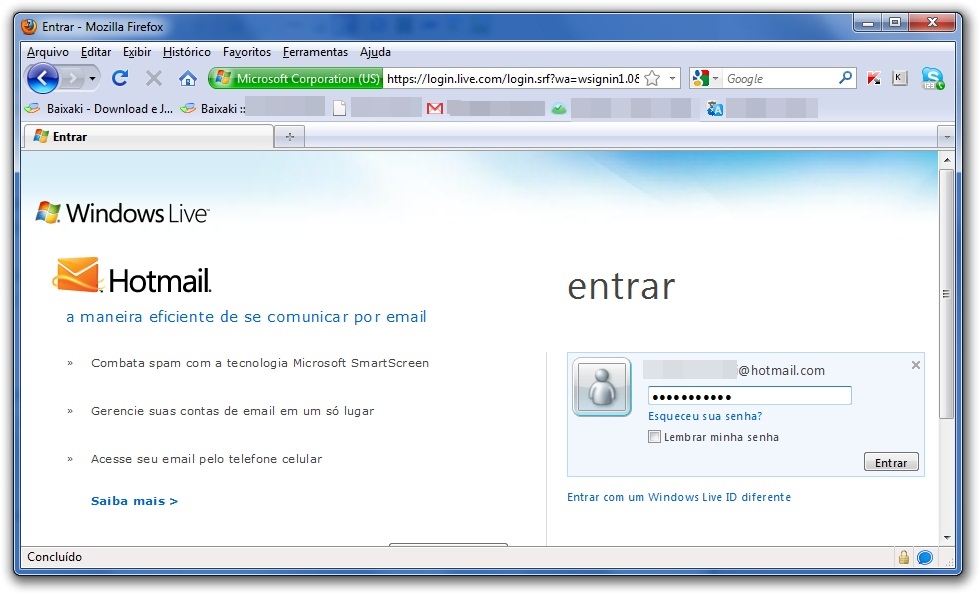 COMO ACESSAR HOTMAIL visual data 4