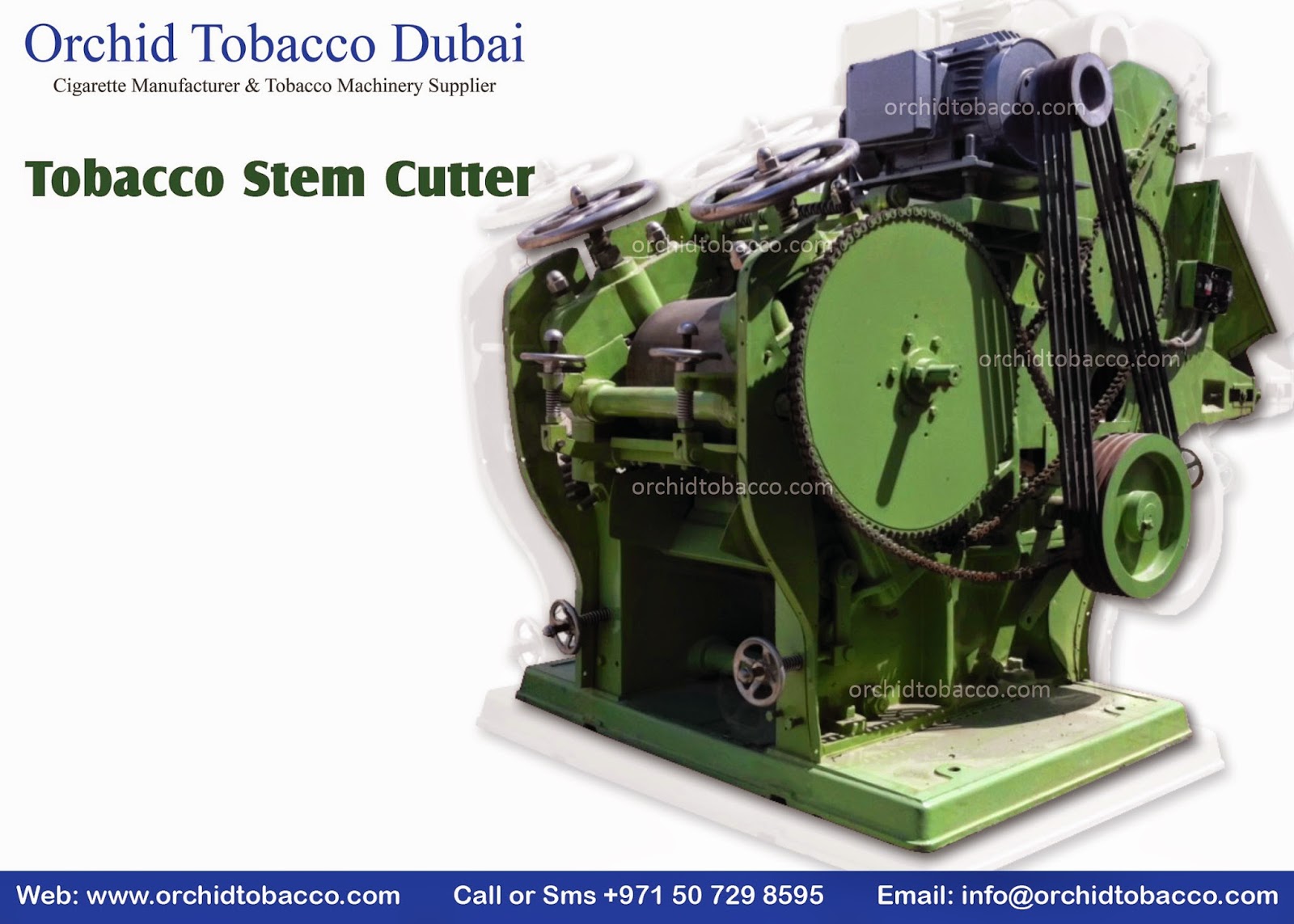 Stem Cutting Machine Tobacco Stem Cutter Cigarette Industry