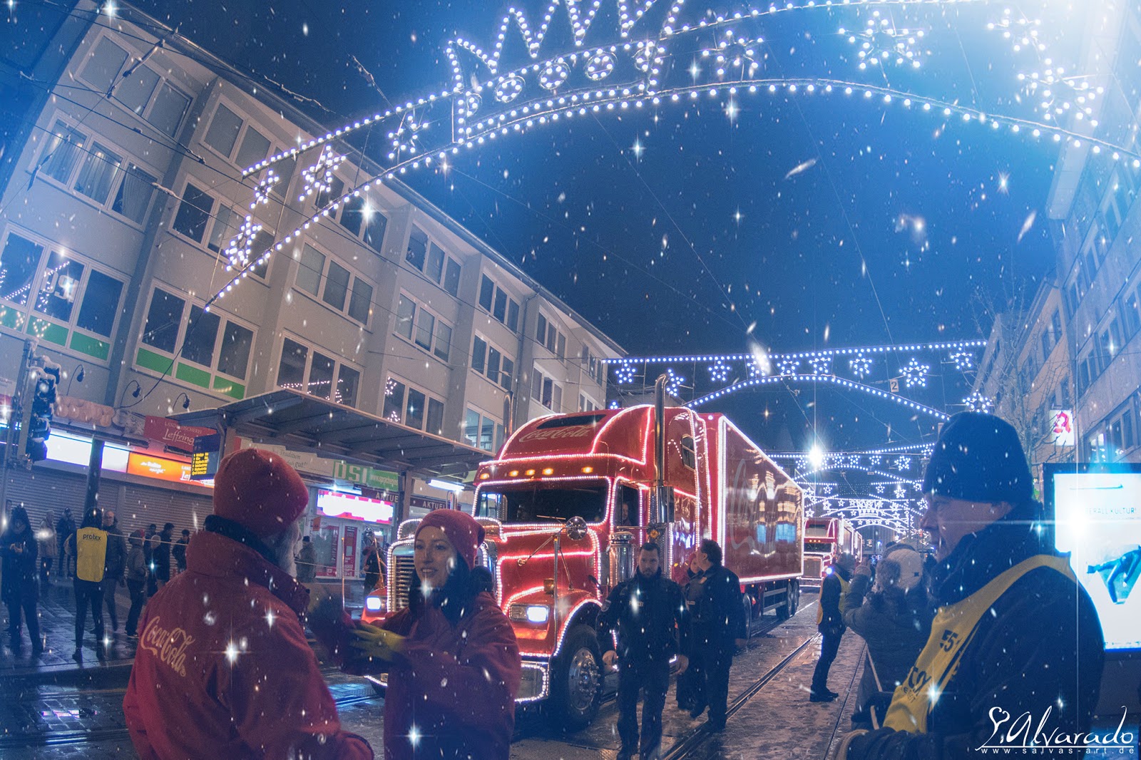 Salvas Art De Coca Cola Weihnachtstrucks In Kassel