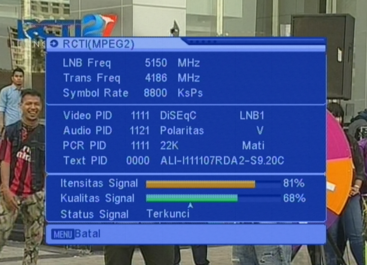 frekuensi terbaru 2016 rcti , mnc tv, global tv, inews tv di mpeg2