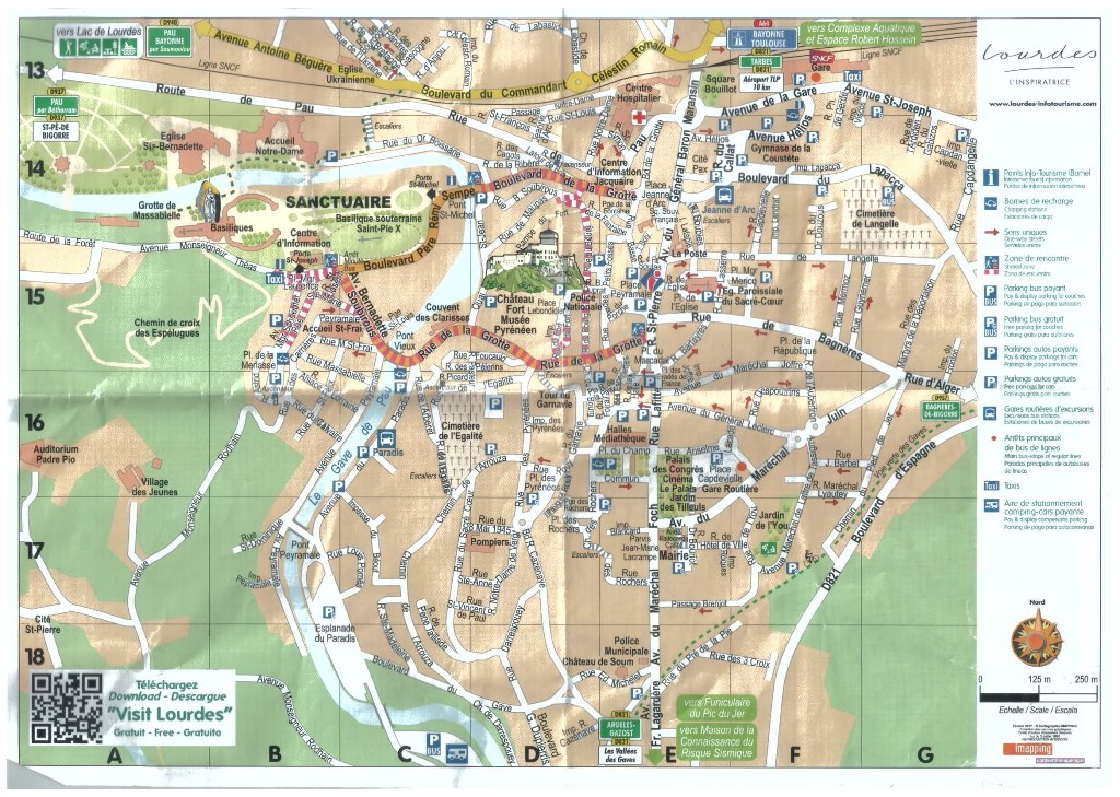 Where Is Lourdes France Map - Map of world