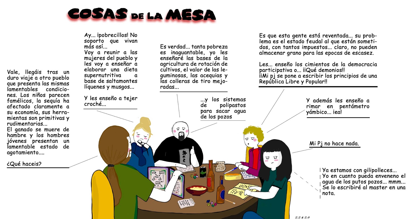 Las Semillas De Cao Cao : Cosas de la Mesa... 3