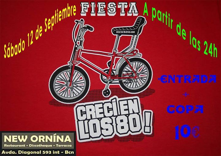 Flyer Fiesta Yo Crecí En Los 80