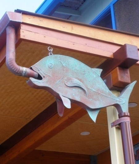 Metal Fish Spout