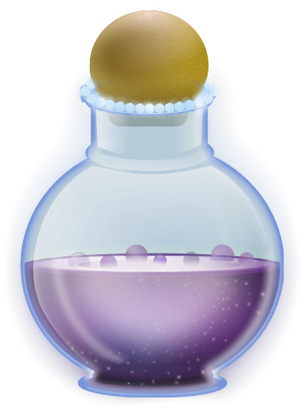 Dazzling Magic Potion Bottles | Random Girly Graphics