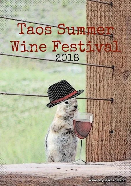taos summer wine festival poster 2018