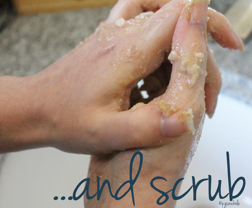 Quick and Dirty DIY Hand Scrub